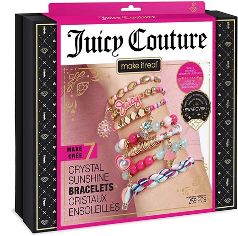 Juicy couture bracelet kit - 2-IN-1 DIY BRACELET KIT BUNDLE: Get the best of both worlds with this jewelry making kit bundle that includes the Juicy Couture Crystal Starlight and Juicy Couture Crystal Sunshine bracelet sets! MAKE YOUR OWN JUICY BRACELETS: This mega jewelry kit comes with 355 colorful beads, 12 unique Juicy Couture charms with Swarovski …